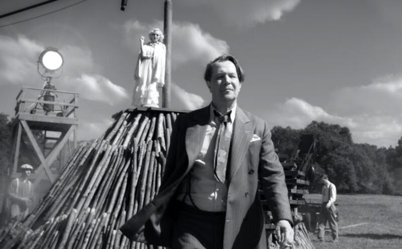 Gary Oldman as Herman Mankiewicz in David Fincher’s Mank. Photograph: Netflix