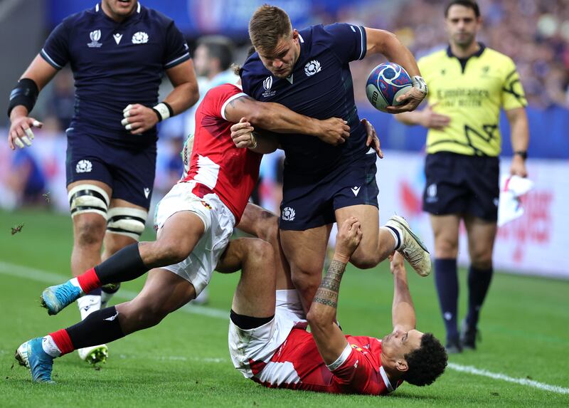 George Turner of Scotland. Photograph: David Rogers/Getty