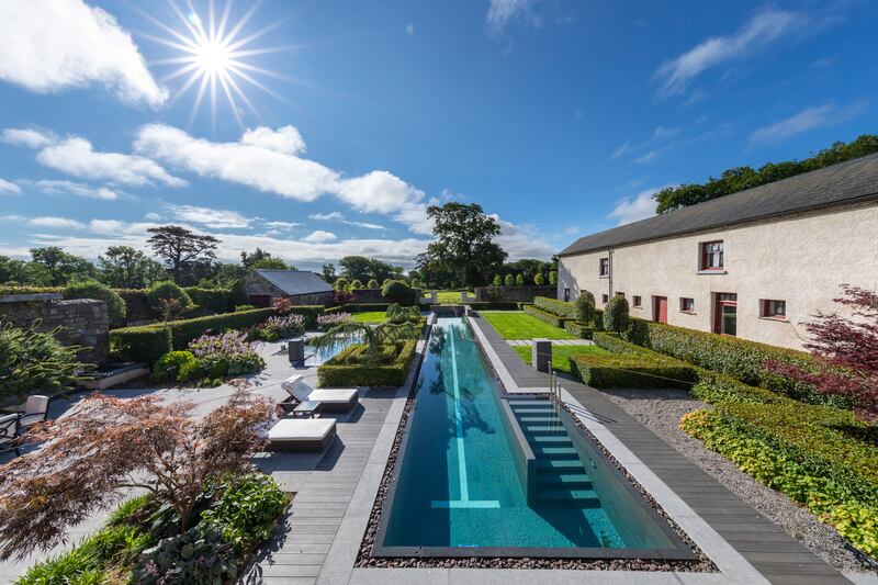 Courtyard with swimming pool