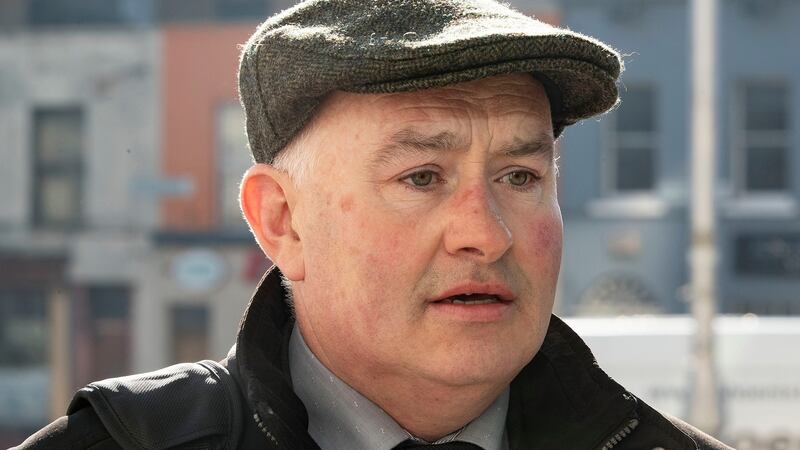 Patrick Quirke (50), of Breanshamore, Co Tipperary,  has pleaded not guilty to the  murder of 52-year-old Bobby Ryan at an unknown location on a date between June 3rd 2011 and April 13th 2013.  Photograph: Collins Courts