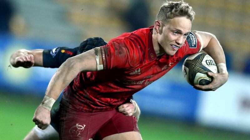 Munster’s Mike Haley in action against Zebre in November. Photograph: Matteo Ciambelli/Inpho