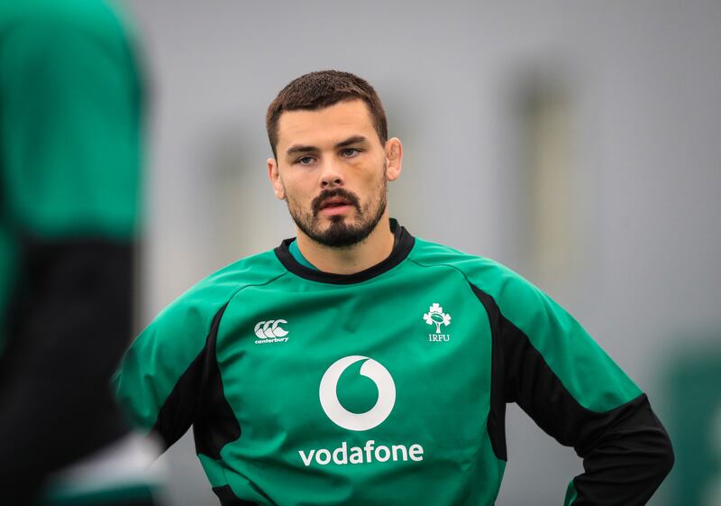Max Deegan: likely to captain the Ireland A side for the game against New Zealand Development XV at the RDS. Photograph: Evan Treacy/Inpho 
