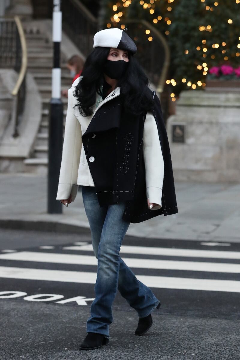 Cher in London: ‘I hope [Trump ends up in prison]. I’ll be dancing around.’ Photograph: Neil Mockford/GC Images