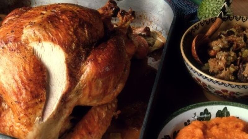 Darina Allen’s classic roast turkey with stuffing