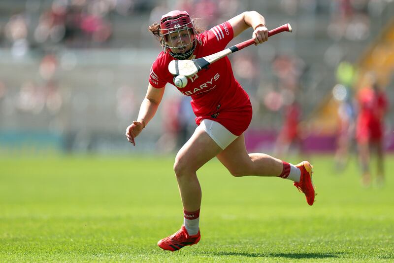 Cork's Sorcha McCartan in action during thte Munster championship final against Waterford in May. Photograph: Laszlo Geczo/Inpho