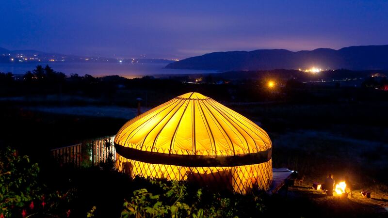 Go glamping: Portsalon Luxury Camping, in Co Donegal