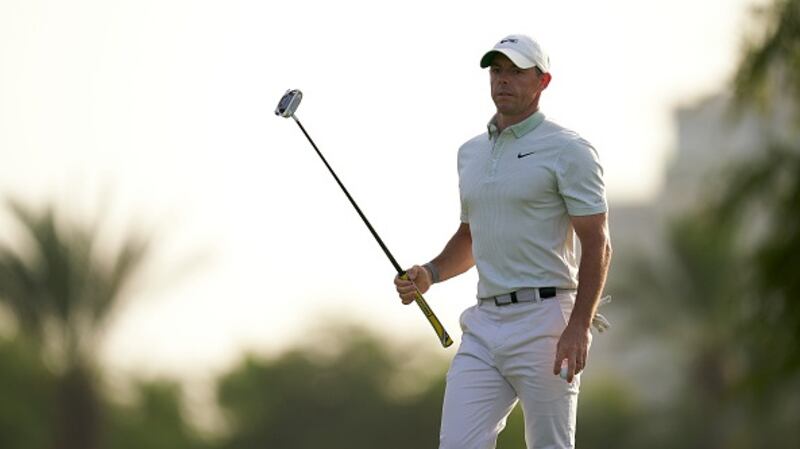 Rory McIlroy returns to action in Los Angeles after a two-week break. Photograph: Pedro Salado/Getty Images