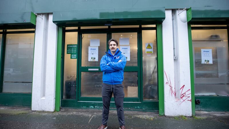 Shuppa co-founder Sean Meagher outside the rapid delivery company’s Dublin HQ. Photograph: Tom Honan