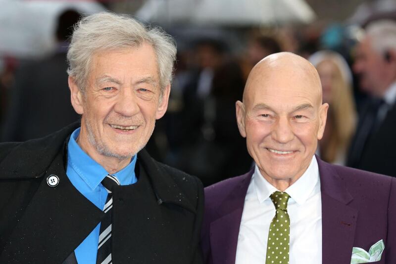 Ian McKellen and Patrick Stewart . Photograph: Tim P Whitby/Getty Images