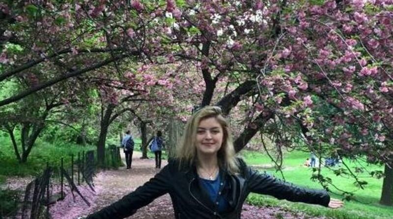Orla Tinsley in Central Park, New York