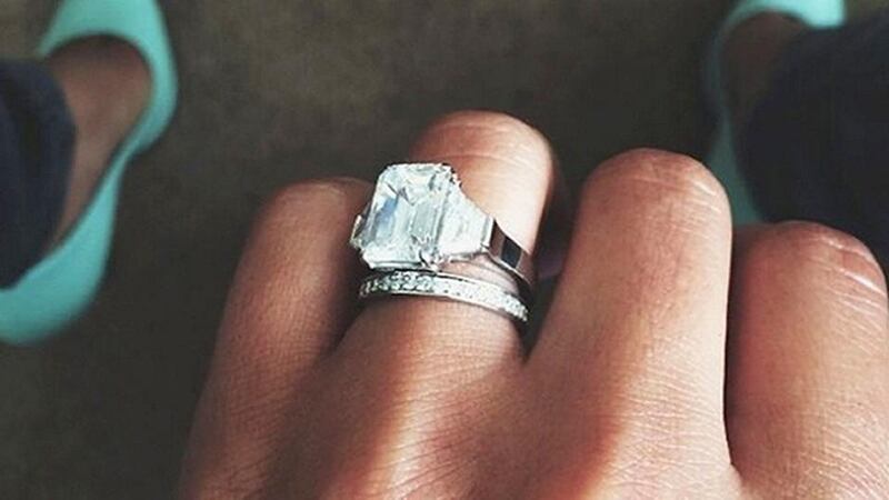 Screen grab taken from the Instagram account of Cheryl Cole showing her wedding ring after she confirmed that she had married her French boyfriend a week ago.  Photograph: LadyCCole/Instagram/PA Wire
