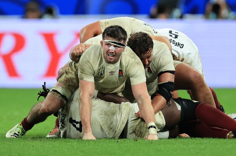 England’s Tom Curry. Photograph: Billy Stickland/Inpho