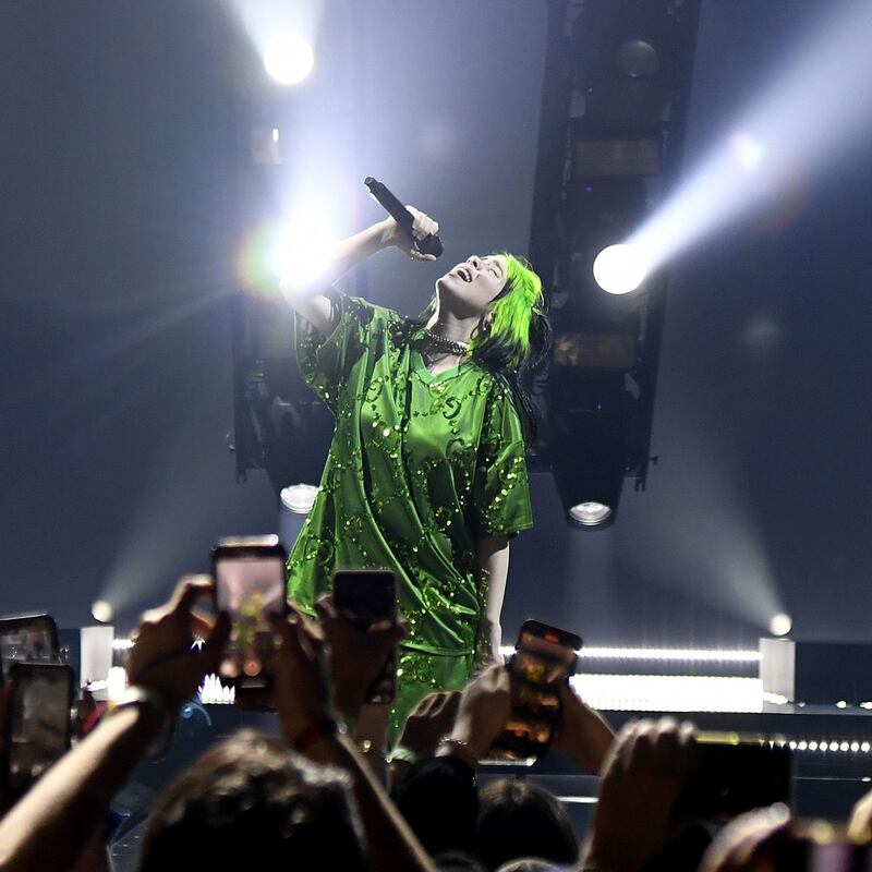 Billie Eilish. Photograph: Kevin Mazur/Getty