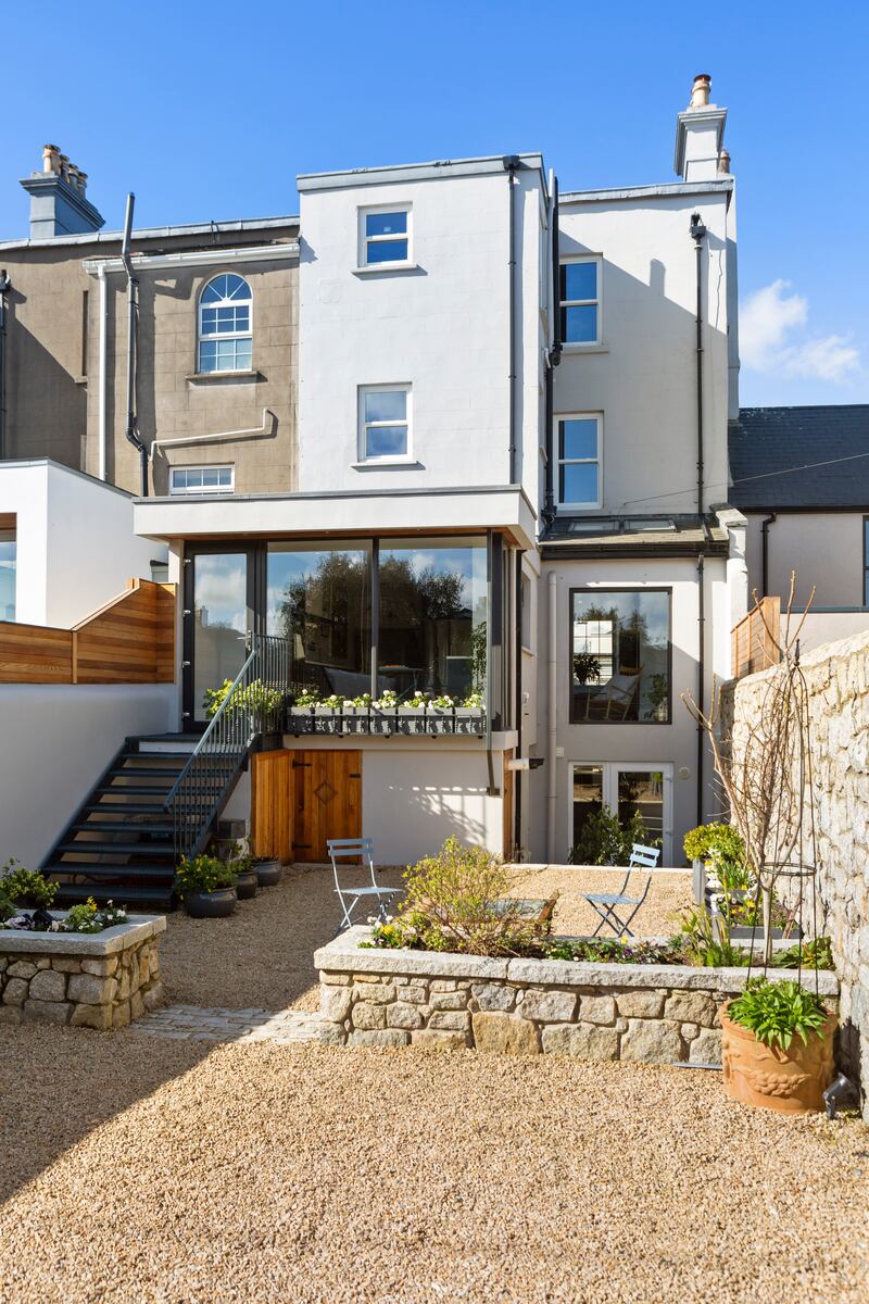 Rear elevation and garden