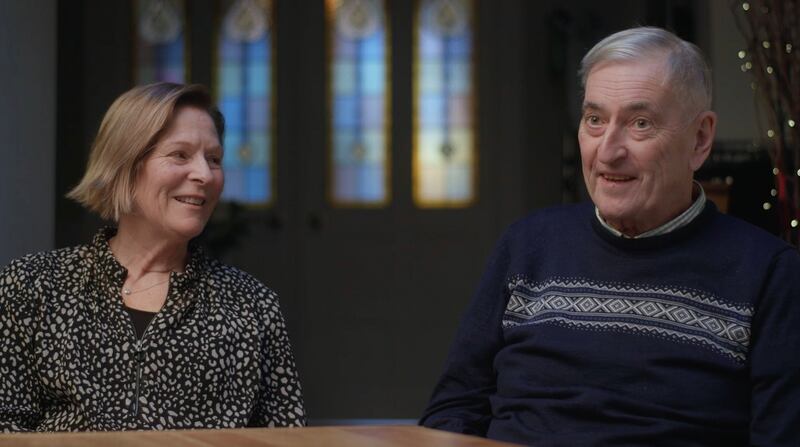 Aoife and Ray Yeates in the third episode of Inside the Hospice