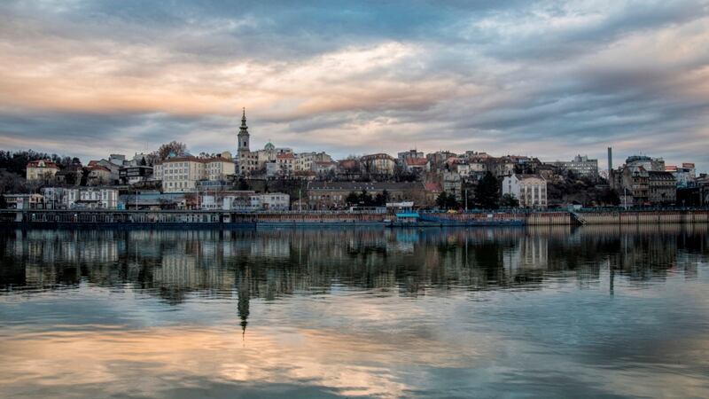 Belgrade sits at the confluence of the rivers Sava and Danube