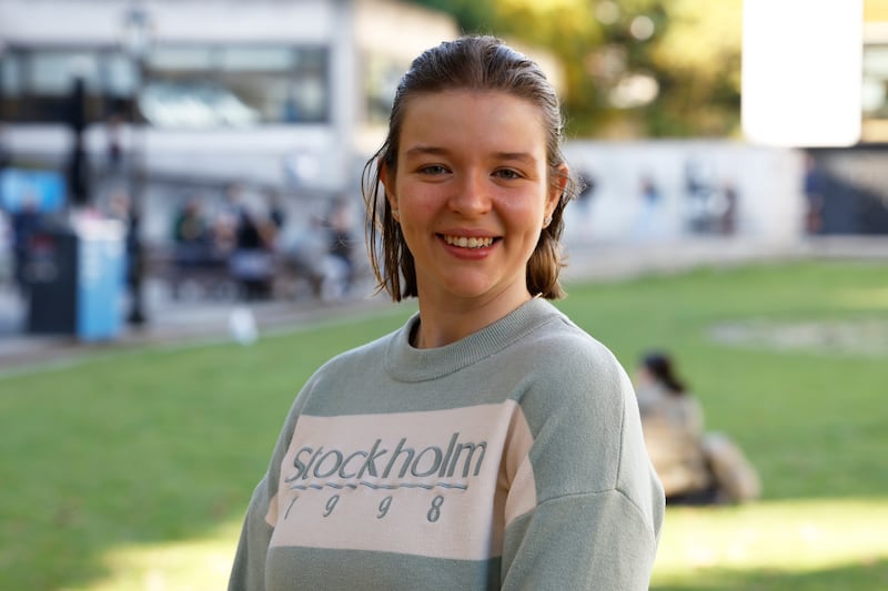 Mia Ellison would like to stay in Ireland when she finishes her degree. Photograph: Nick Bradshaw