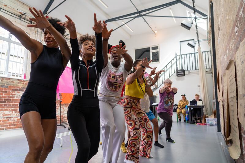 Rehearsals for Hive City Legacy in the CoisCéim Dance Theatre HQ in Clontarf, Dublin. Photograph: Barry Cronin