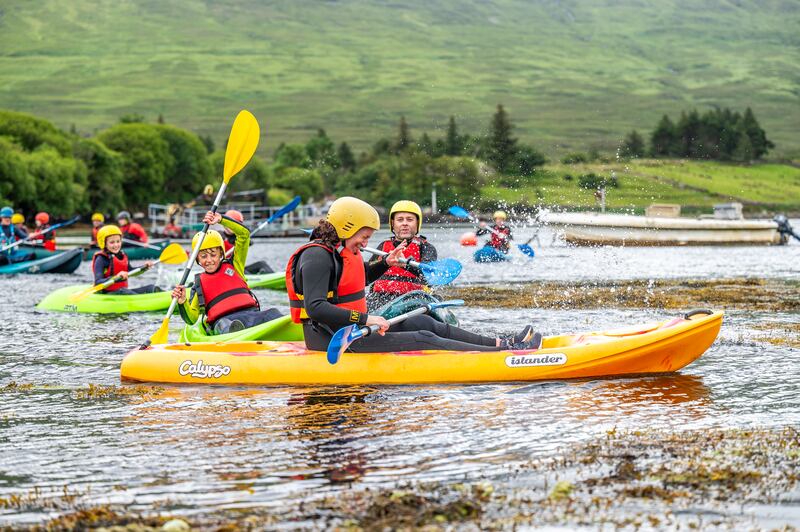 Kayaking at Delphi Resort in Connemara