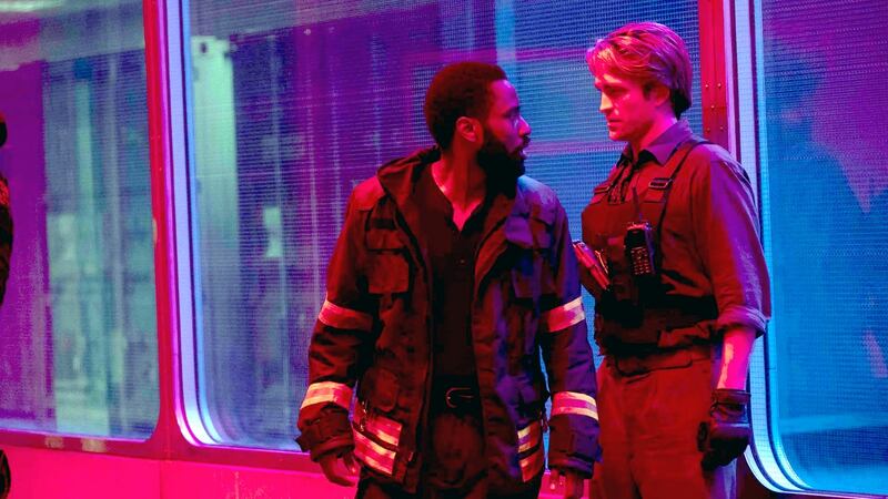 John David Washington and Robert Pattinson in Tenet (2020). Photograph: Warner Bros