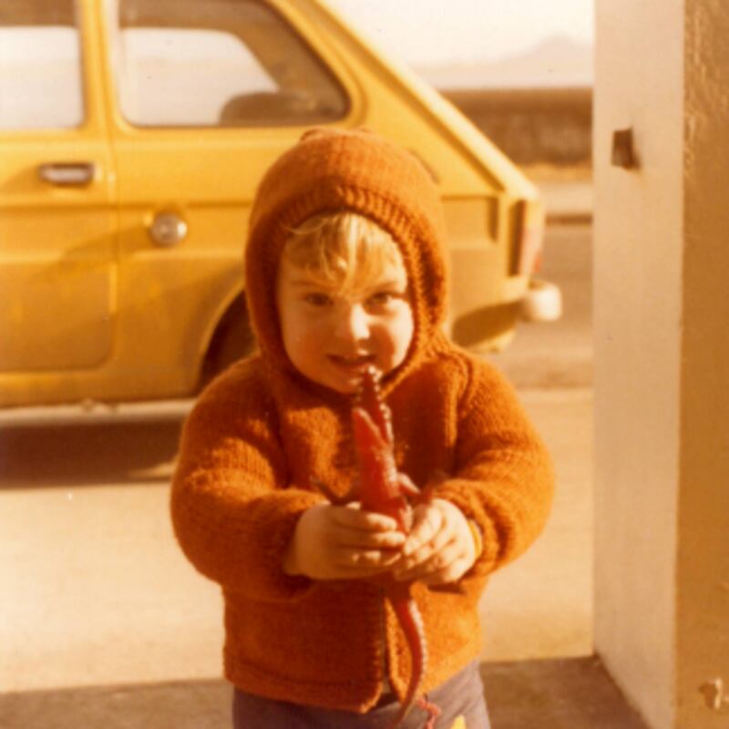 Terry Prone's son, Anton, as a boy