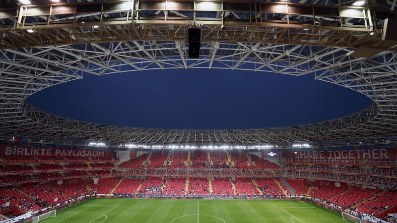 The Antalya Stadium. Photograph: Tim Goode/PA