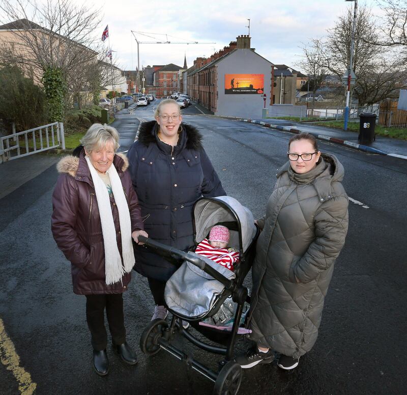 Jeanette Warke, pictured with family, set up the youth club in 1972 due to the risk of local young people joining paramilitaries. Photograph: Margaret McLaughlin