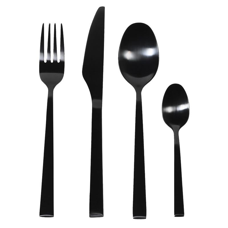 Black Cutlery 16 pieces, €49