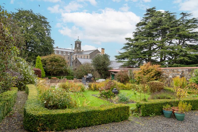 The property has lovely mature gardens