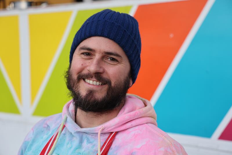 AA's Caribbean owner Eamon de Freitas makes everything from scratch: the dough for his patties and wraps, his own sauces and spice mixes.  Photograph: Nick Bradshaw