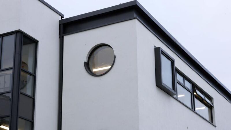 The exterior of the newly extended Newpark Comprehensive, Blackrock, Co Dublin. Photograph: Eric Luke