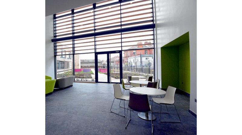 The foyer. photographs: brenda fitzsimons