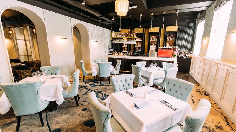 One of the dining areas in the Old Post Office, Blackrock, Co Dublin