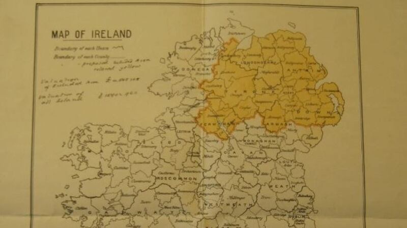 Sir Henry Robinson’s proposed border