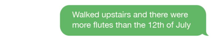 Rory Harrison to Blane McIlroy on the afternoon of June 28th, 2016