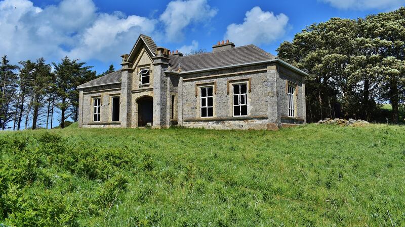 Bartragh House, located on the east side of the island, had been taken by a previous owner but, in the time since, the house has been reduced to ruins once again. Photograph: David Hicks