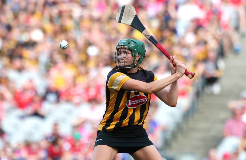Kilkenny's Denise Gaule during the Cork v Kilkenny All-Ireland Senior Camogie Championship final at Croke Park on August 7th. Photograph: Bryan Keane/Inpho