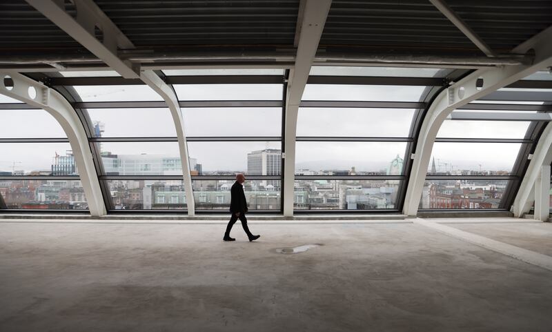  Clerys Quarter on O’Connell Street Dublin ahead of the opening of the first retail outlet there since the store closed in 2015. Photograph: Bryan O’Brien