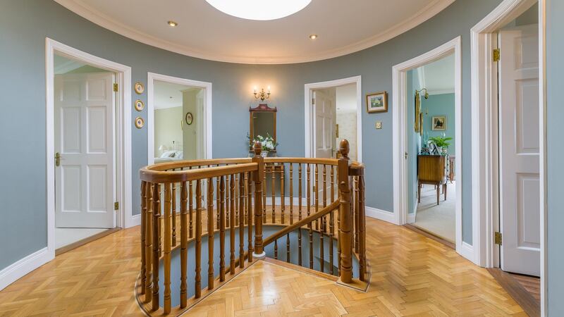 Cobblers Bank, Howth: the bedrooms meet at a cupola with a staircase built by Tiernans
