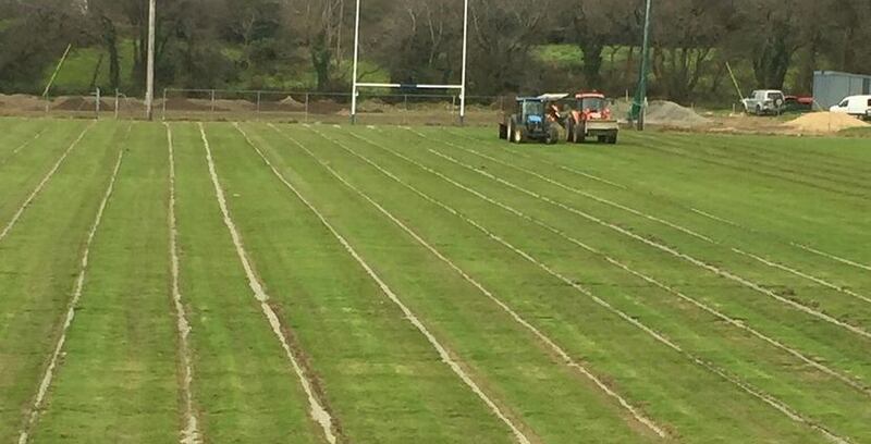 Kilmeen & Kilbree: Their most recent major works was a drainage project on their original pitch