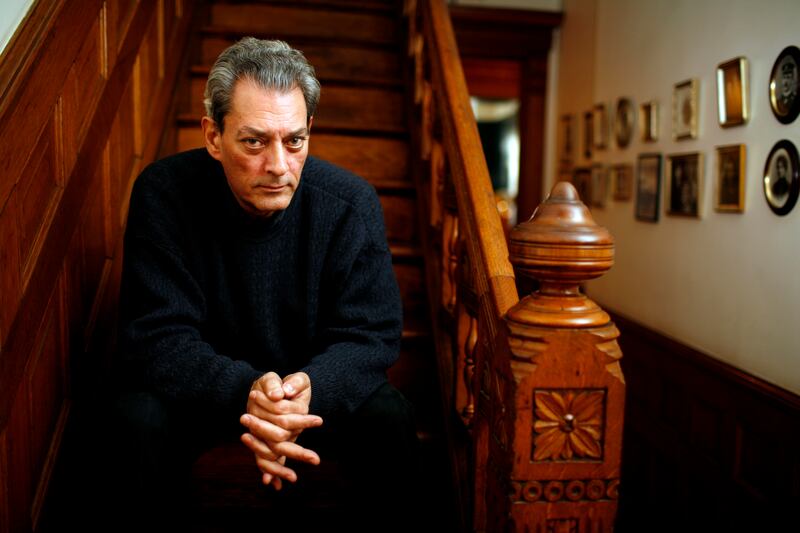 Paul Auster in Brooklyn, New York. Photograph: Timothy Fadek/Corbis/Getty Images