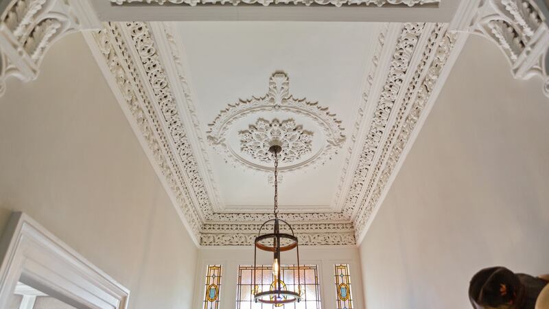 Detail of hall ceiling