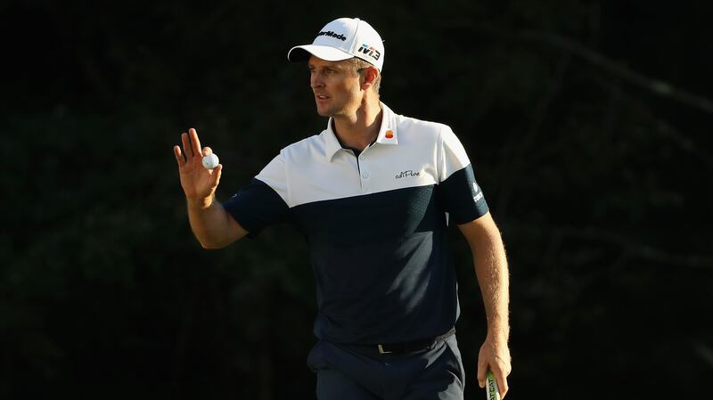 Justin Rose leads in Boston after carding a bogey-free first round of 65. Photograph: Patrick Smith/Getty