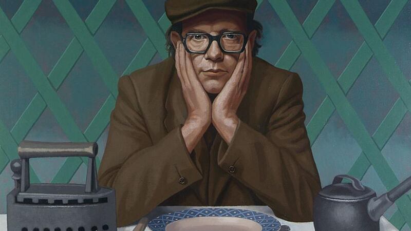 A portrait of Anthony Cronin by Edward Maguire. Photograph: Crawford Art Gallery