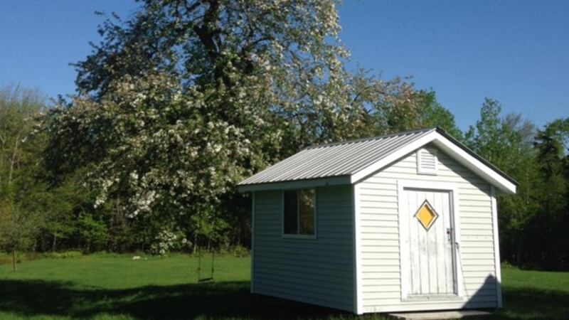 My favourite place to write is a little hut I had built for me in the garden of my house in the far north of Maine, in a region known as the Western Mountains