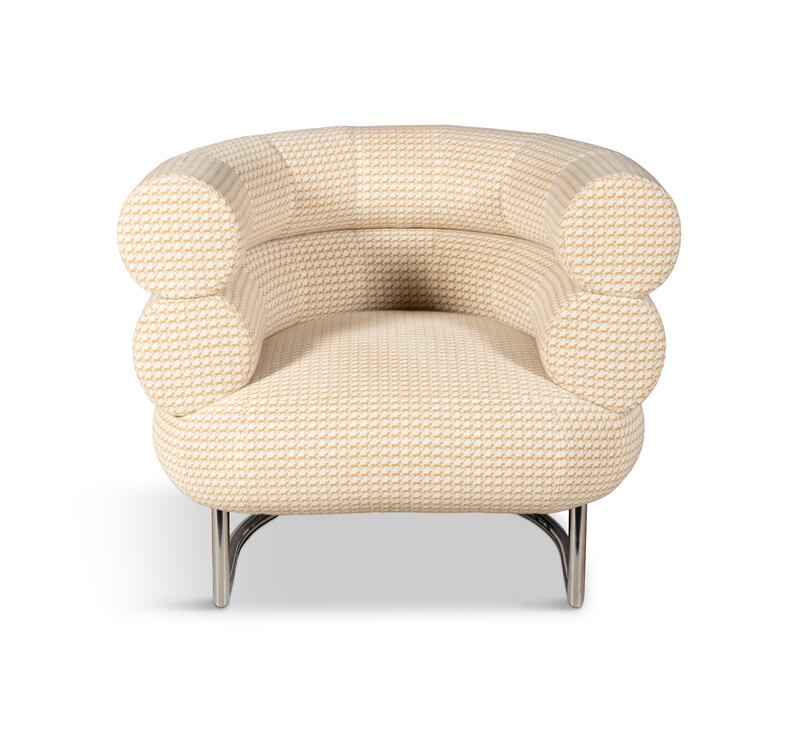 Eileen Gray's Bibendum chair, produced by Classicon (€3,000-€5,000)