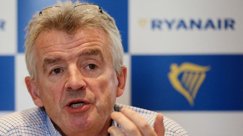 Ryanair chief executive officer Michael O’Leary: State’s travel restrictions are  “insanely stupid and ineffective [and] present an image that Ireland is closed to visitors”. Photograph:  Jonathan Brady/PA