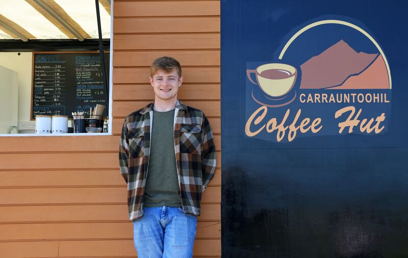 Cathal Fitzgerald runs the Carrauntoohil Coffee Hut at Lisleibane, at the entrance to MacGillycuddy's Reeks. Photograph: Valerie O'Sullivan