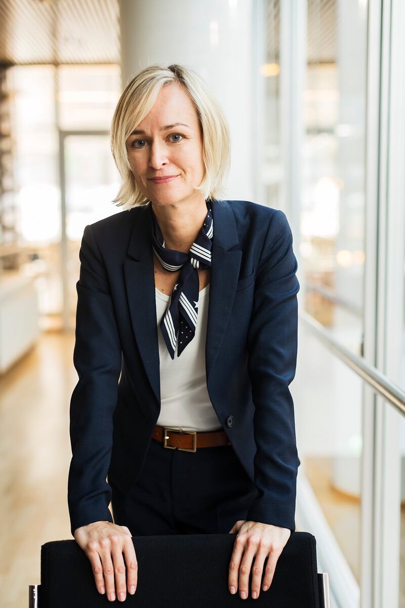 'If there are different interpretations of certain provisions of the GDPR, this is not necessarily a consequence of poor decision-drafting' - Finnish data protection supervisor Anu Talus, chair of the European Data Protection Board. Photograph: Kai Widell for The Irish Times
