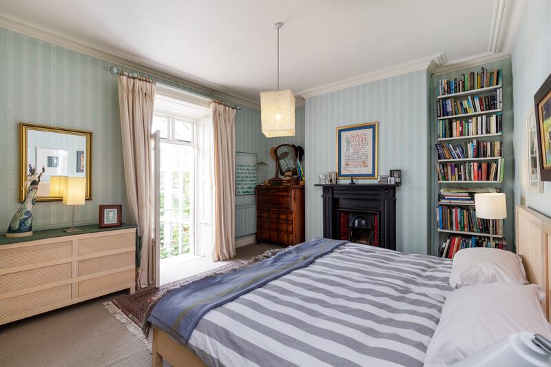 Second double bedroom, with Juliet balcony with views of the garden